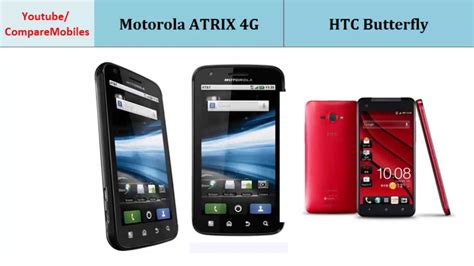 HTC Butterfly vs Motorola Atrix 4G Karşılaştırma
